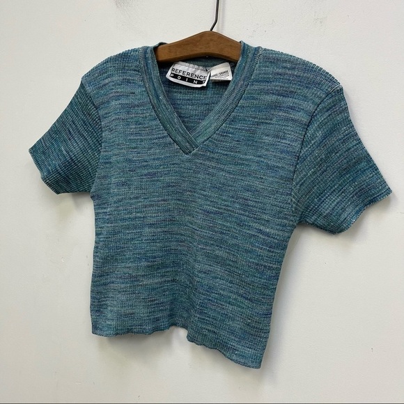 Vintage Reference Point Cropped Knit Top - Picture 3 of 7